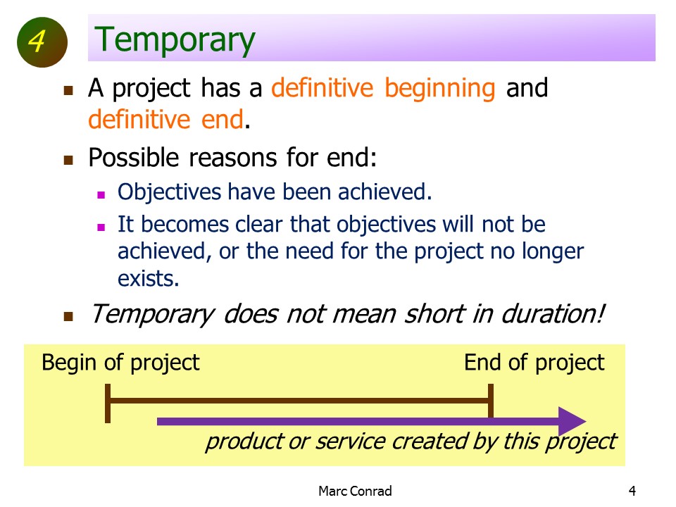 Slide of Special Topics in Project Management