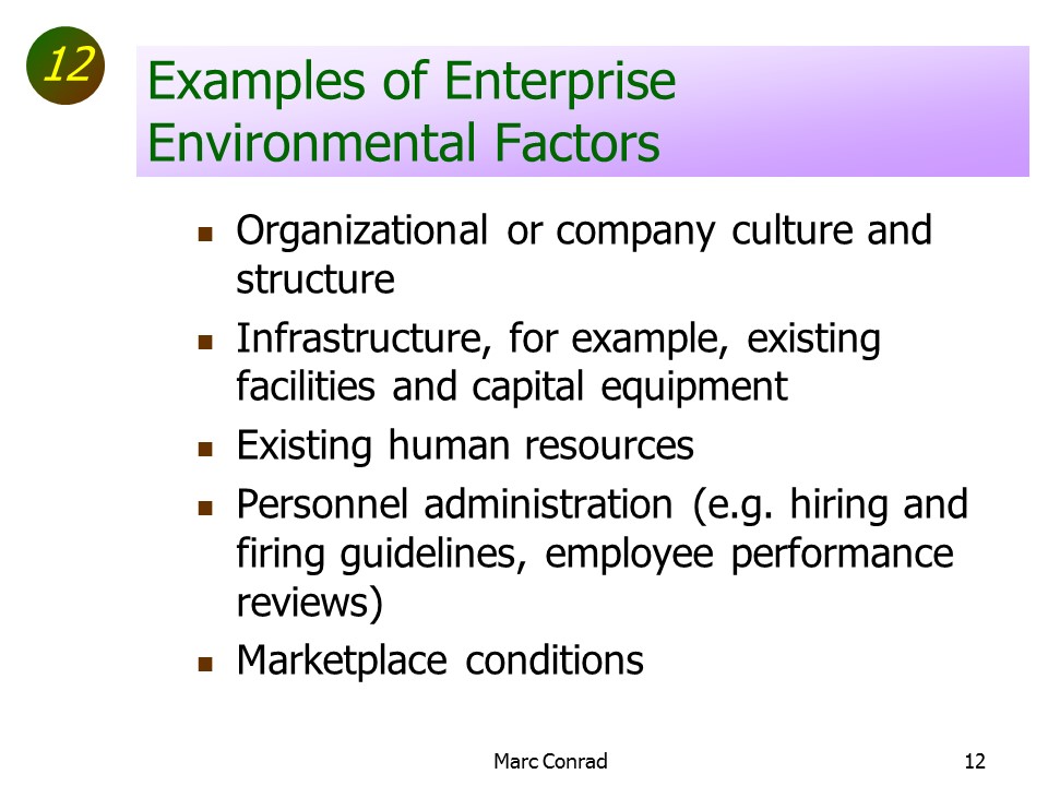 Slide of Special Topics in Project Management