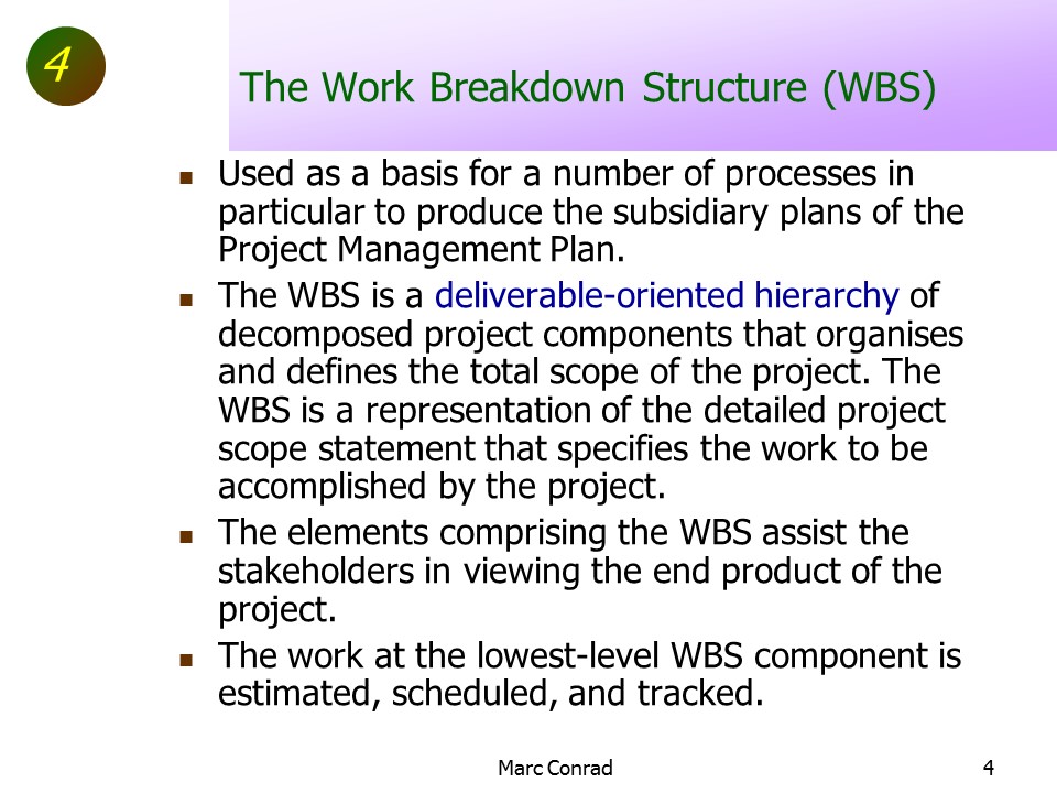 Slide of Special Topics in Project Management